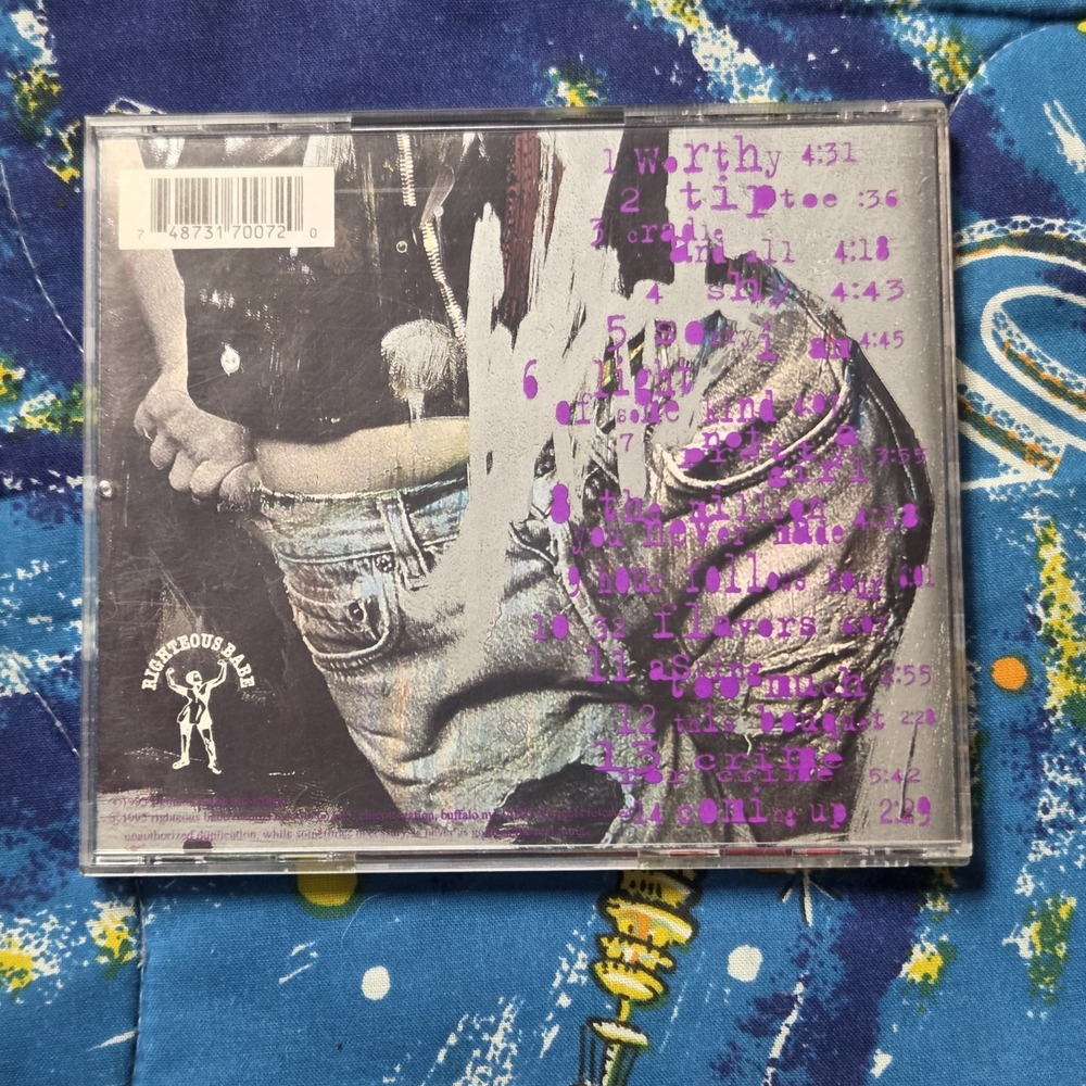 Ani DiFranco Not a Pretty Girl CD 1995 Righteous Babe Records Indie Folk Rock - Picture 2 of 3